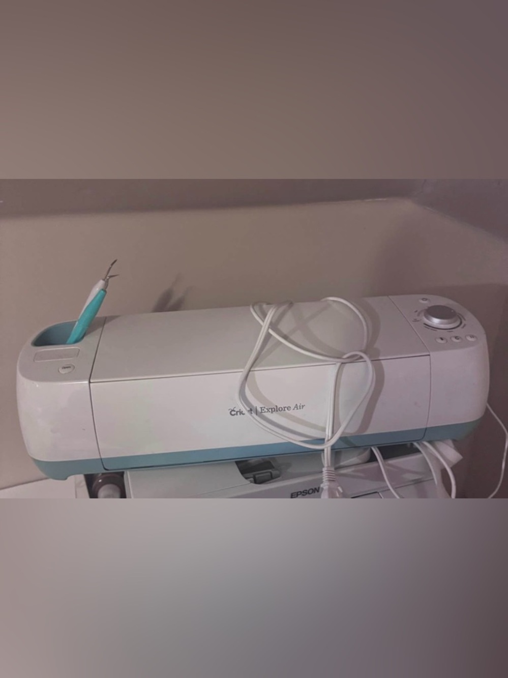 Cricut Explore Air Cutting Machine in White with Teal Accent
